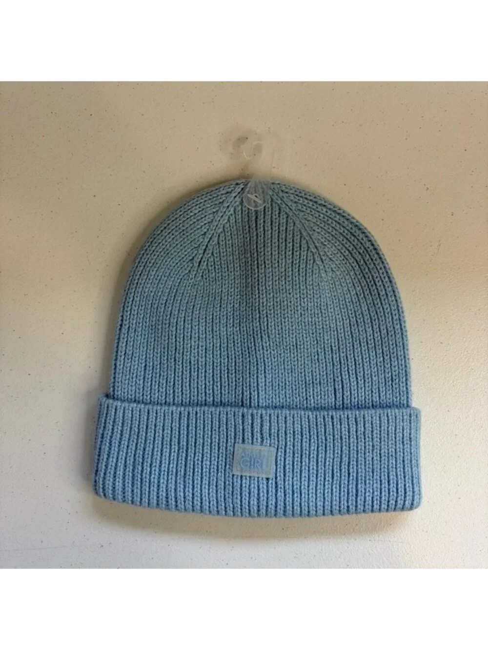 Athleta Girl Blue Chill Out Beanie Touque Knit Winter Hat New